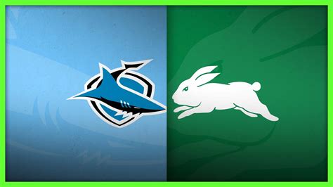 Sharks v Rabbitohs .